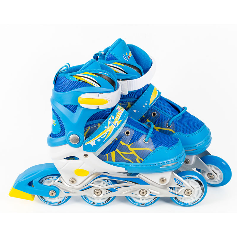 Ролери бяло/синьо/жълто №34-37