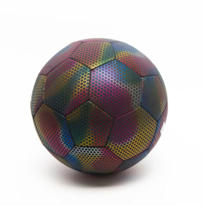 Футболна топка светлоотразителна 380 гр