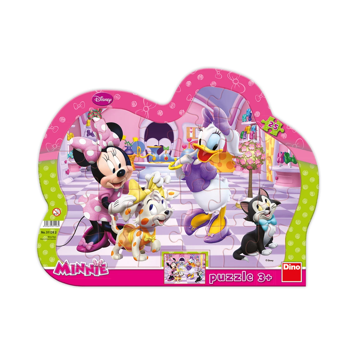 ПЪЗЕЛ MINNIE & PETS 25 ЧАСТИ В РАМКА НА КАРТОН