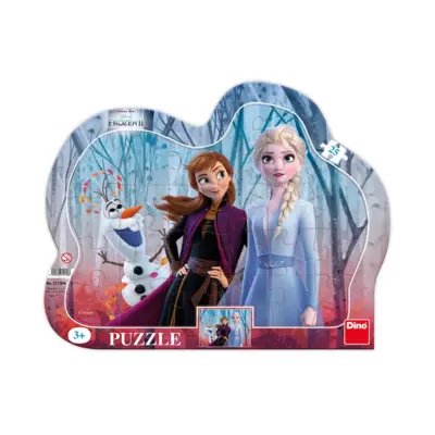 ПЪЗЕЛ FROZEN 25 ЧАСТИ В РАМКА НА КАРТОН