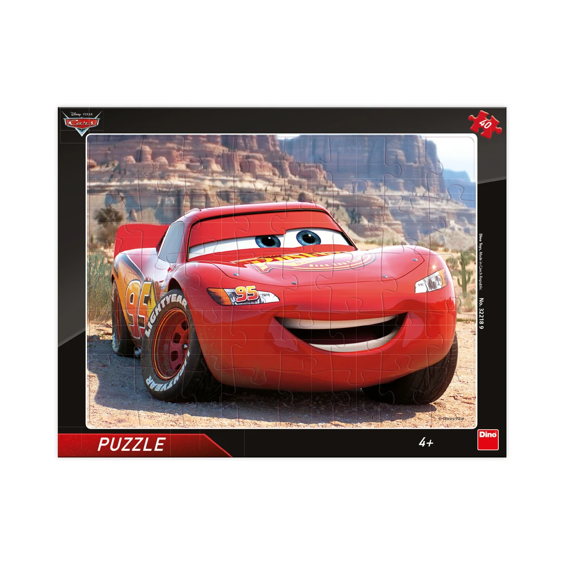 ПЪЗЕЛ CARS 40 ЧАСТИ В РАМКА НА КАРТОН