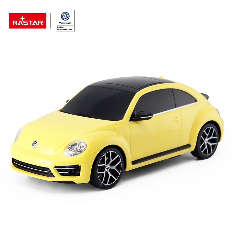 Количка с дистанционно VOLKSWAGEN BEETLE 1:14 R/C - жълта